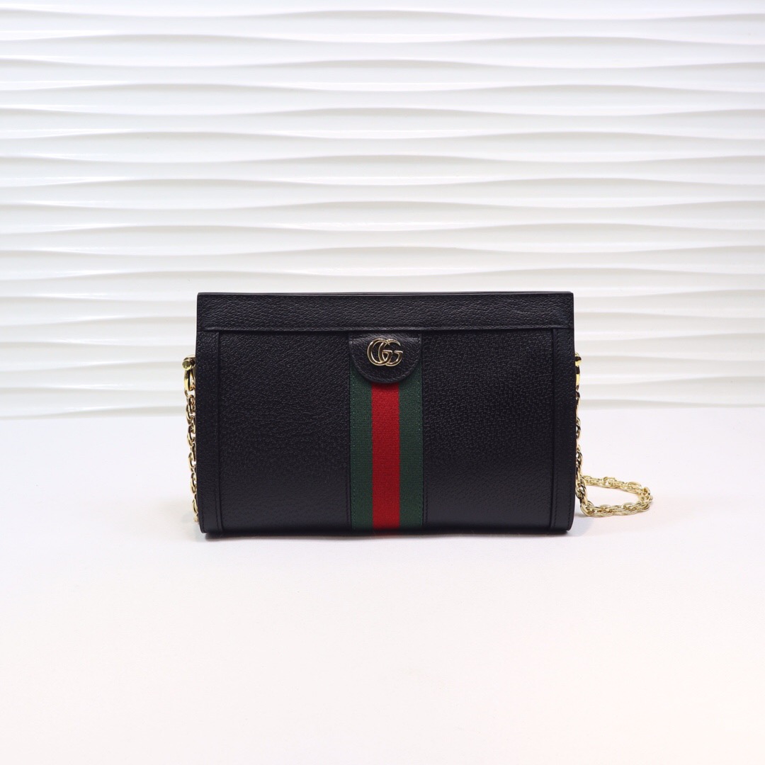 Gvc*1 Ophidia small shoulder bag Black 503877