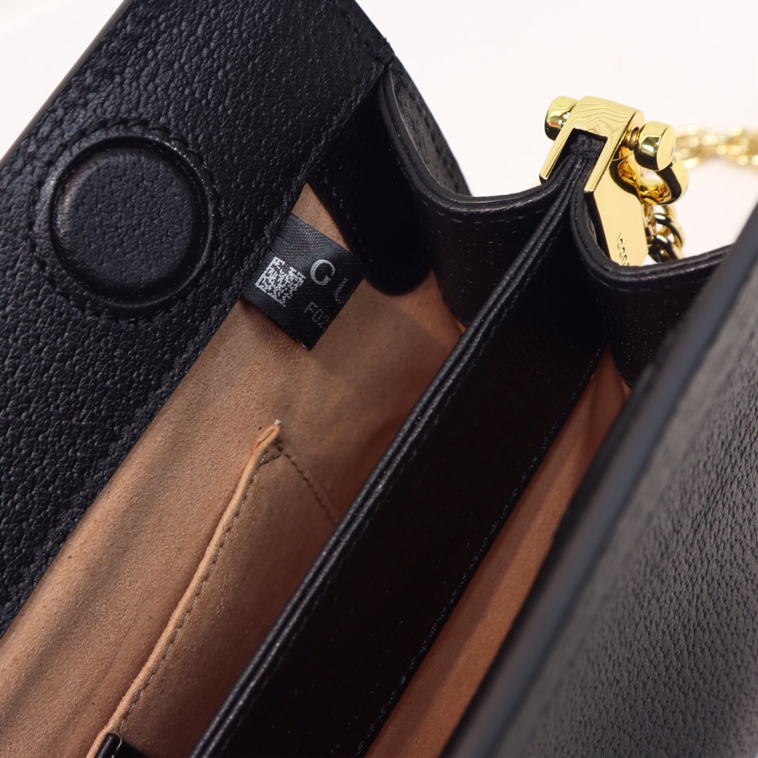 Gvc*1 Ophidia small shoulder bag Black 503877