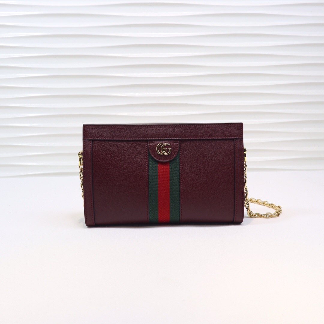 Gvc*1 Ophidia small shoulder bag Red 503877