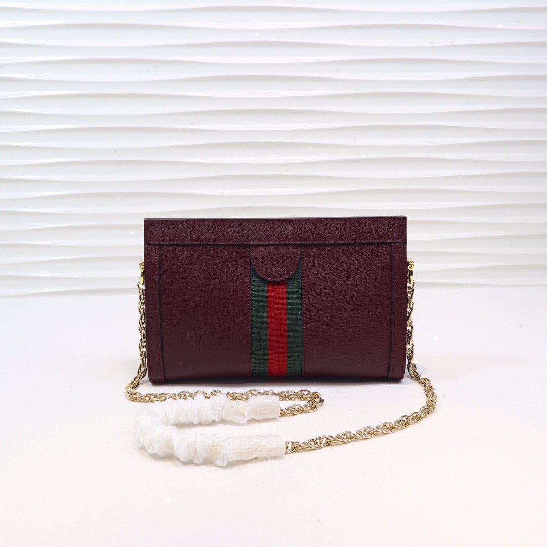 Gvc*1 Ophidia small shoulder bag Red 503877