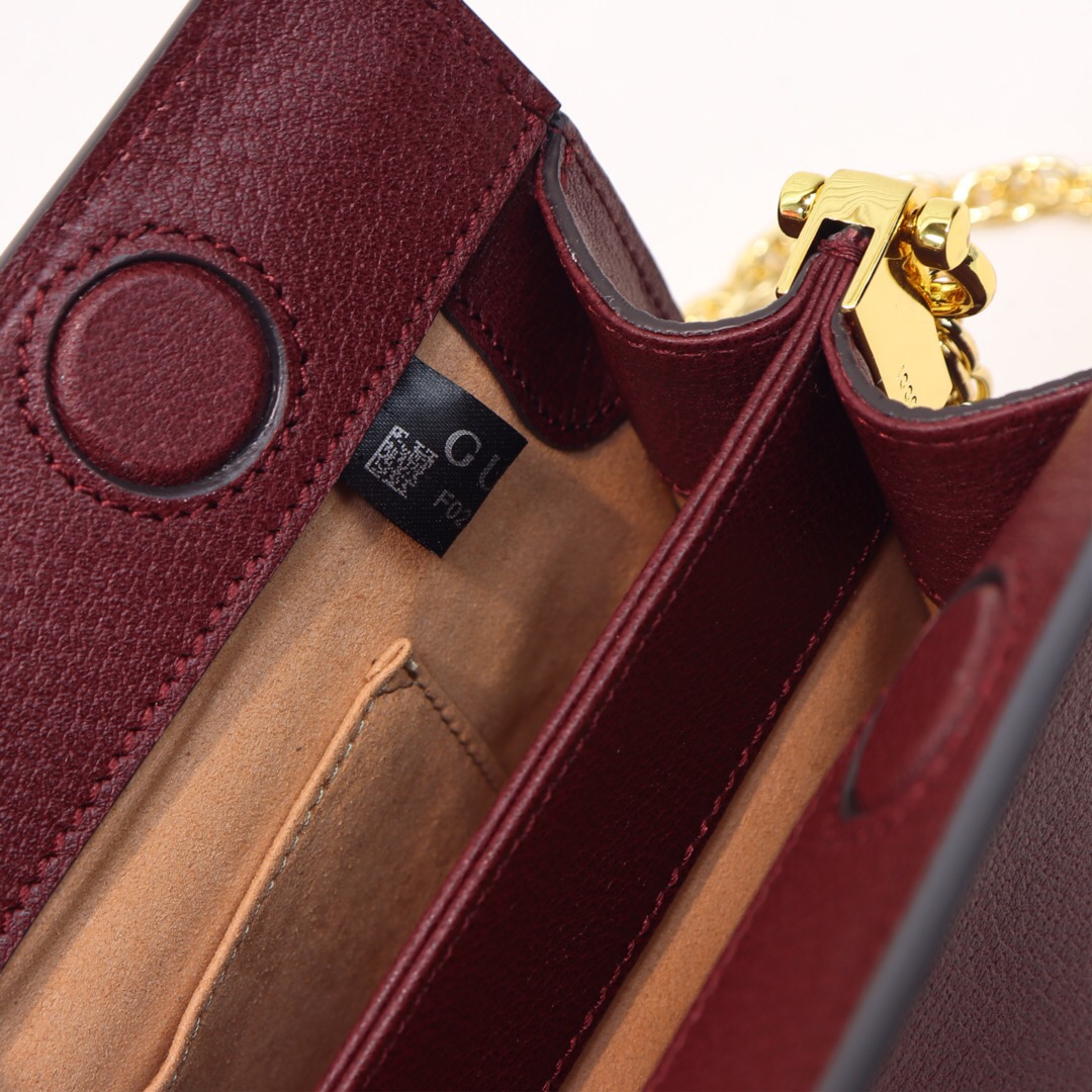 Gvc*1 Ophidia small shoulder bag Red 503877