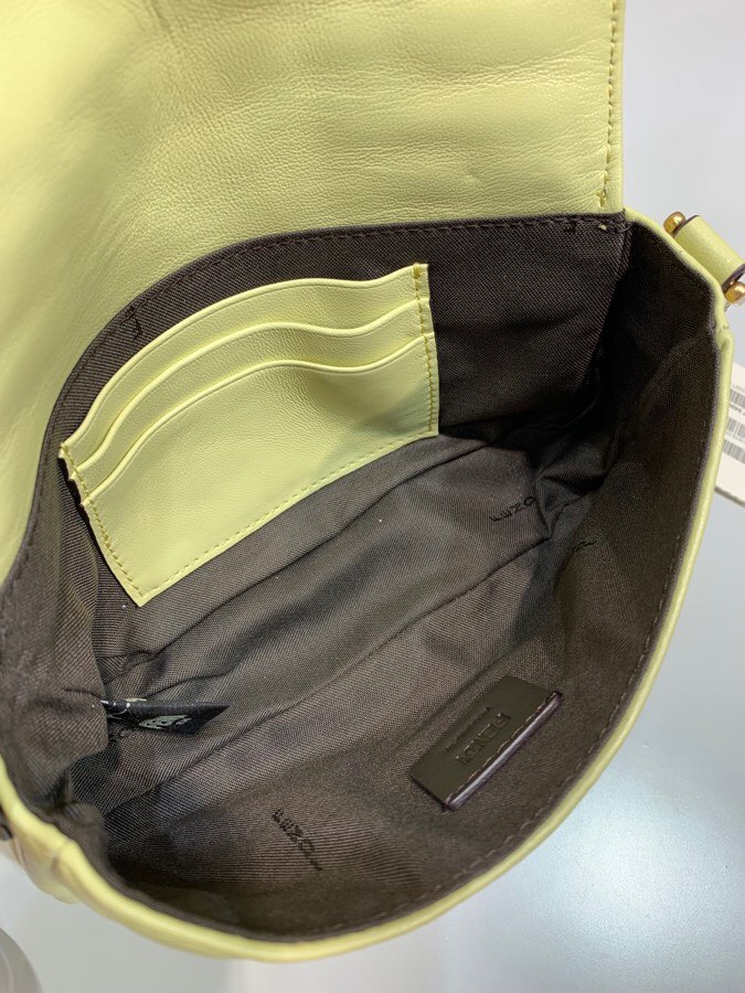 F**di Mini Baguette Yellow 18cm