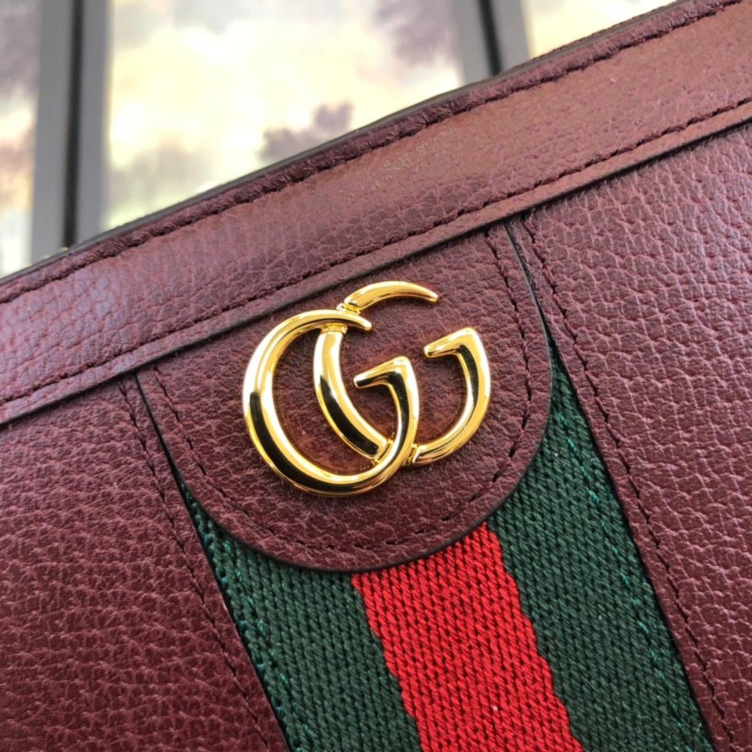 Gvc*1 Ophidia GG zip around wallet 523154 Red