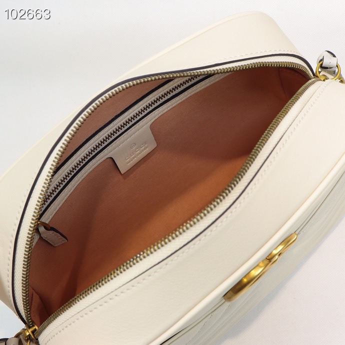 Gvc*1 Marmont Medium Shoulder Bag White 443499