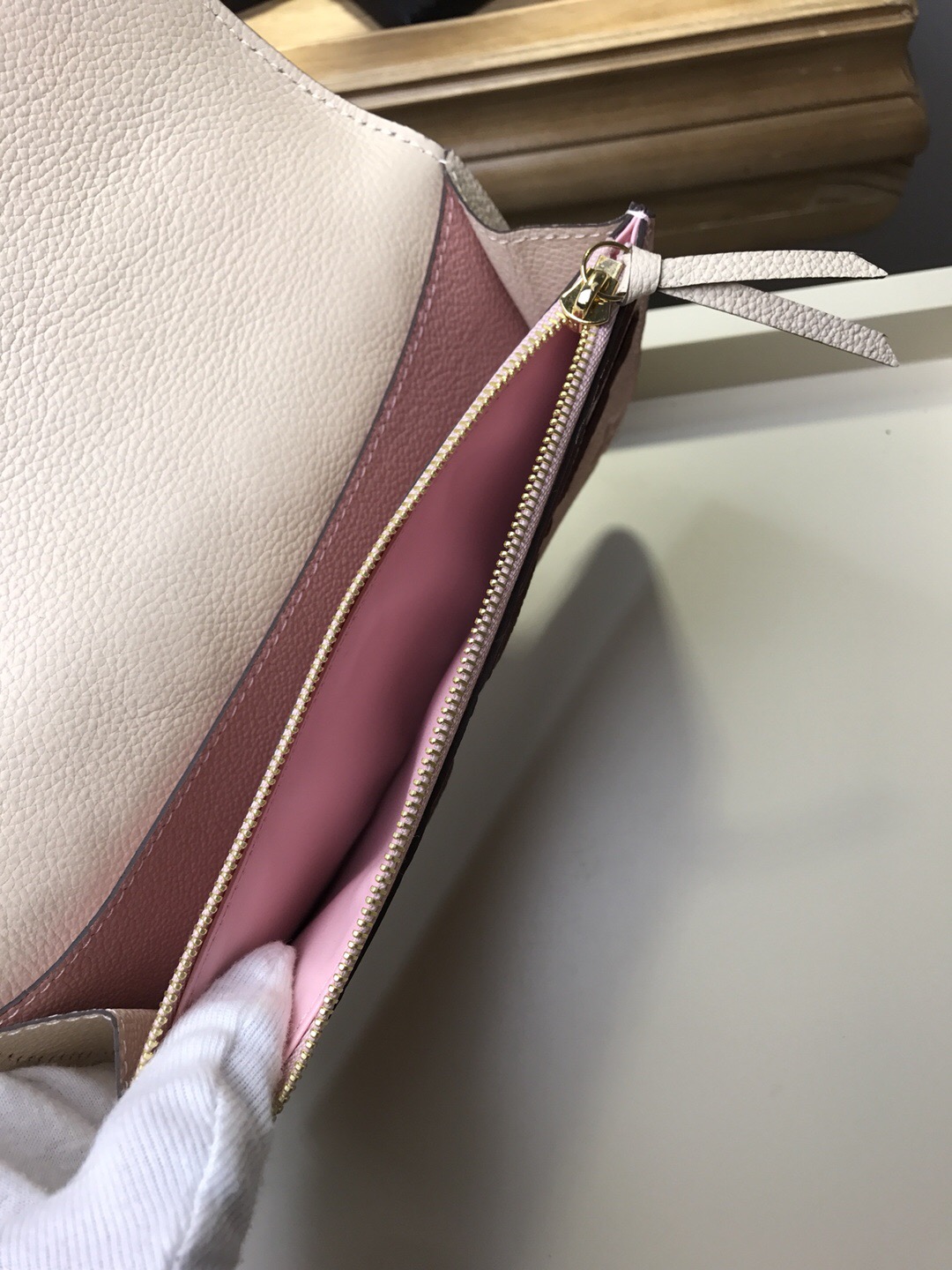 LV Monogram Empreinte Leather Emilie Wallet M62369