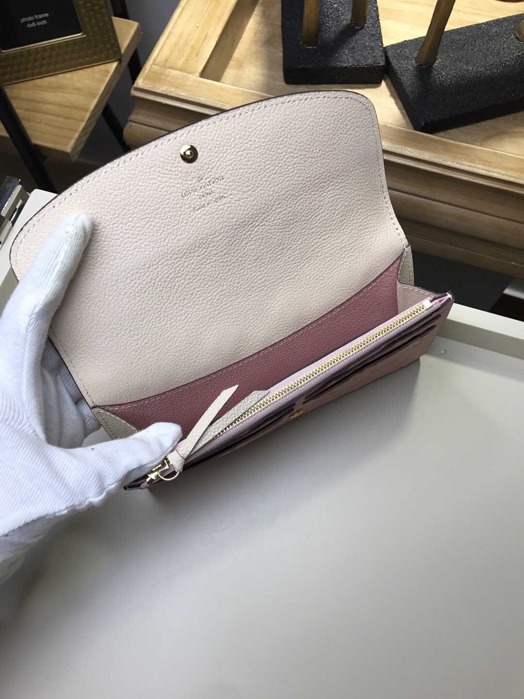 LV Monogram Empreinte Leather Emilie Wallet M62369