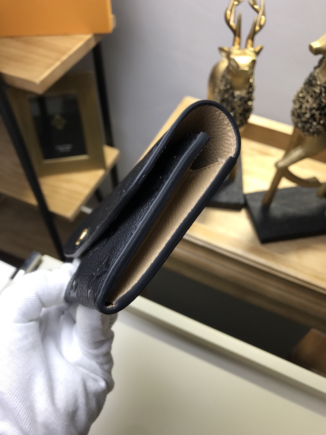 LV Monogram Empreinte Leather Emilie Wallet