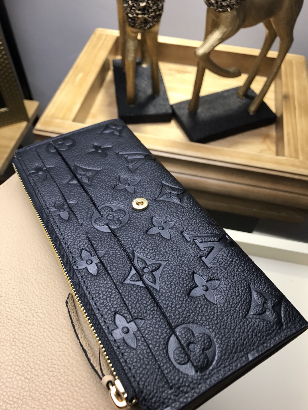 LV Monogram Empreinte Leather Emilie Wallet