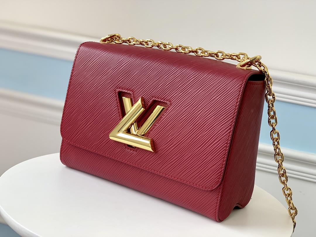 L0vis Vvtt0n Twist MM M25229 Red Size 23 x 17 x 9.5 cm