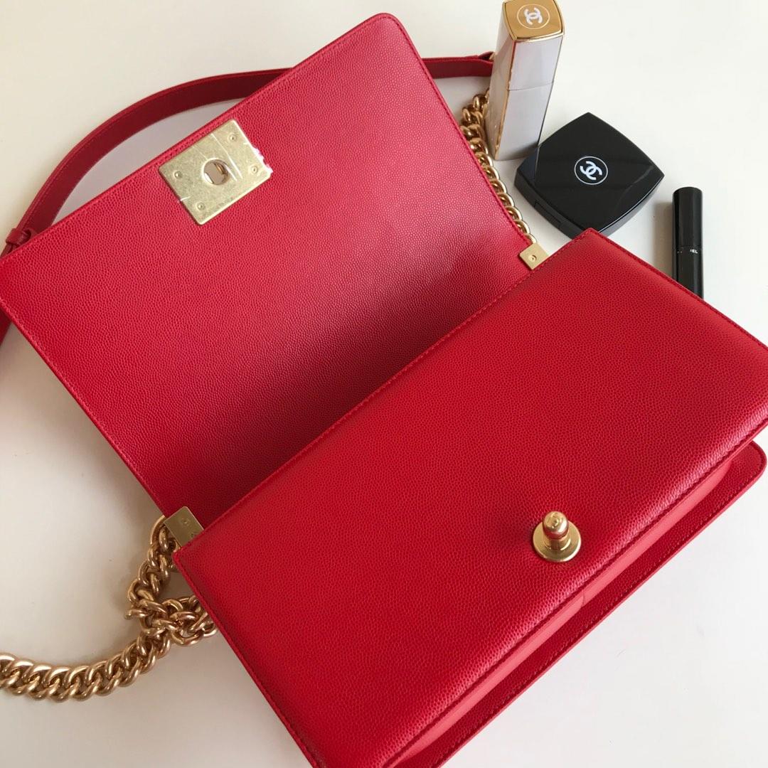 Ch**el Leboy Caviar 25cm Red gold haraware