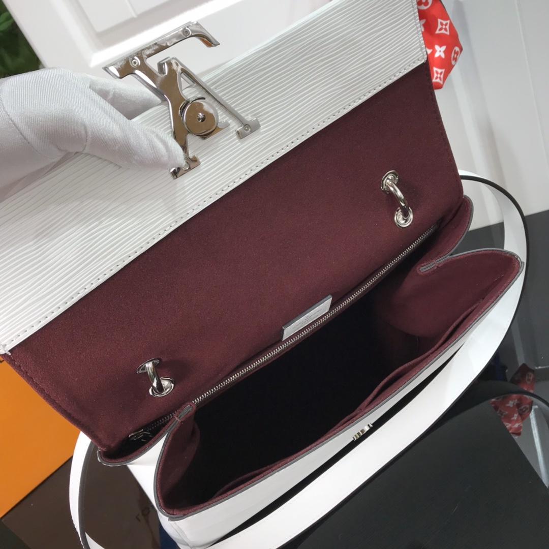 LV GRENELLE handbag Epi Leather White M53690