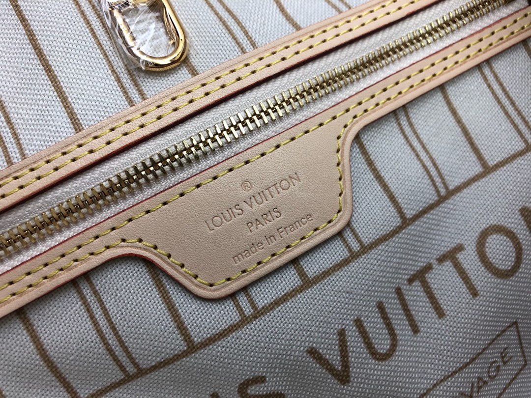 Bagsaaa LV N40605 Neverfull PM Tote Bag Damier Azur - 29cm