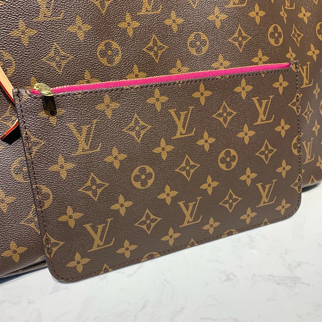 L0vis Vvtt0n Neverfull Monogram GM M41180 with rose red