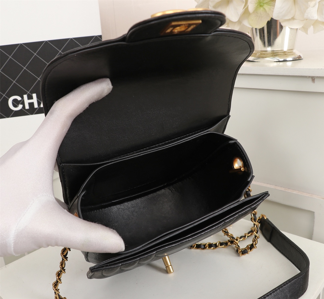 Ch**el Lambskin Mini Bag