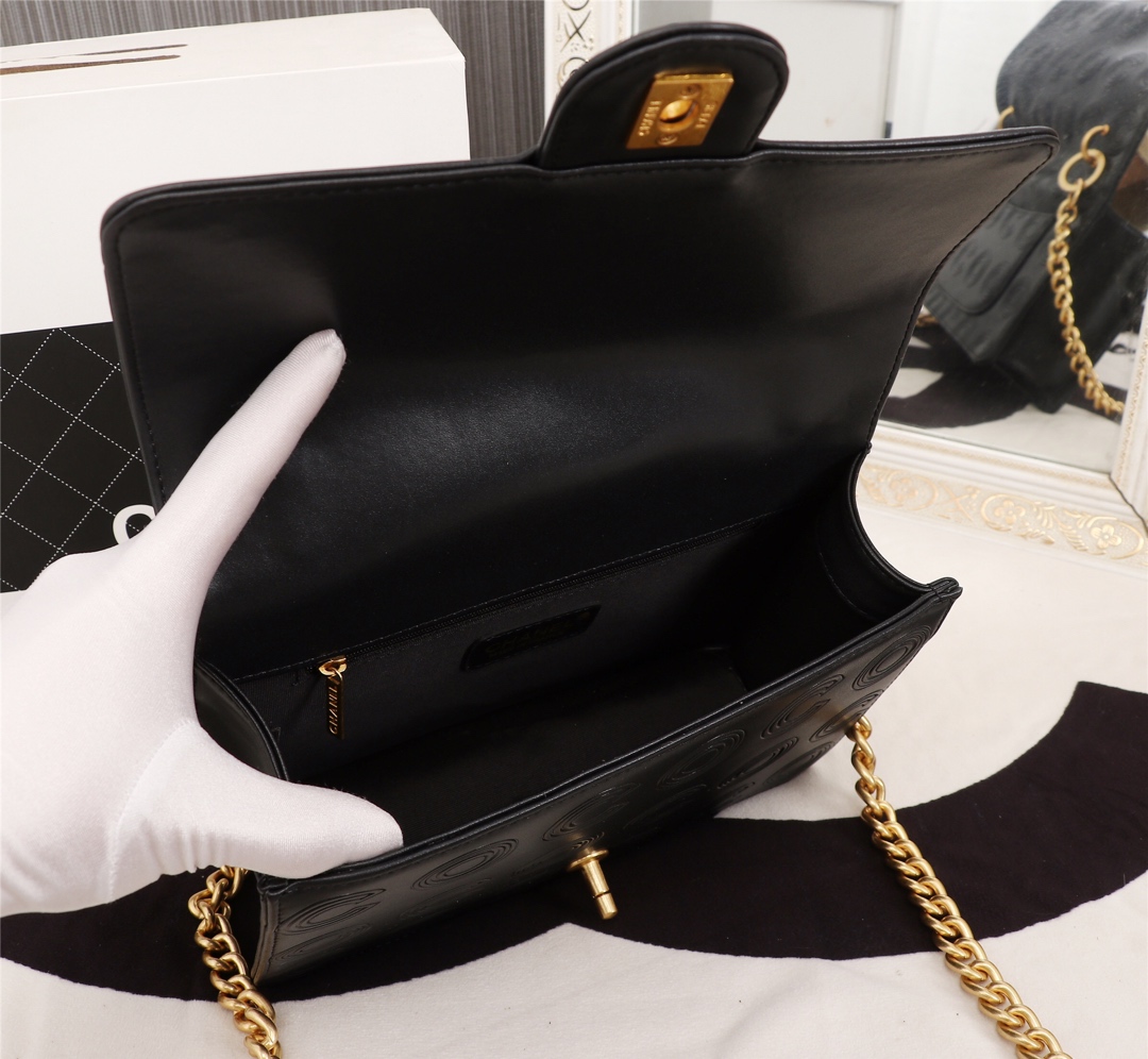 Ch**el 2019 Autumn New Bag Calfskin 25cm