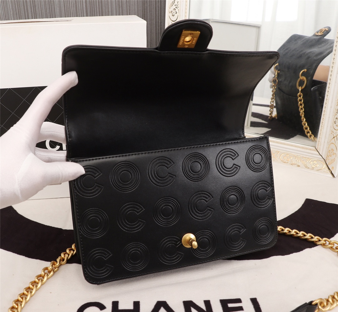 Ch**el 2019 Autumn New Bag Calfskin 25cm