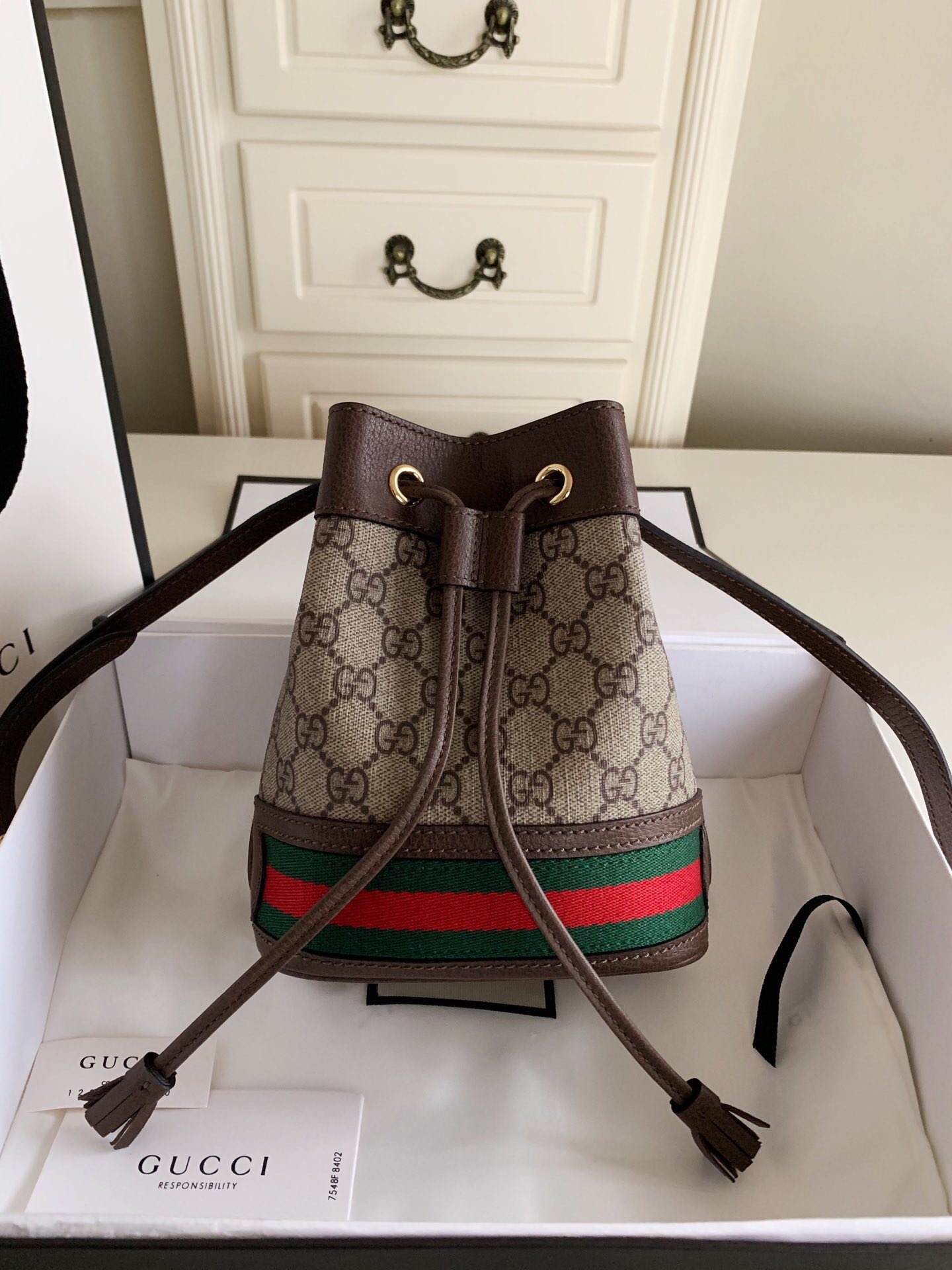 Gvc*1 Ophidia mini GG bucket bag