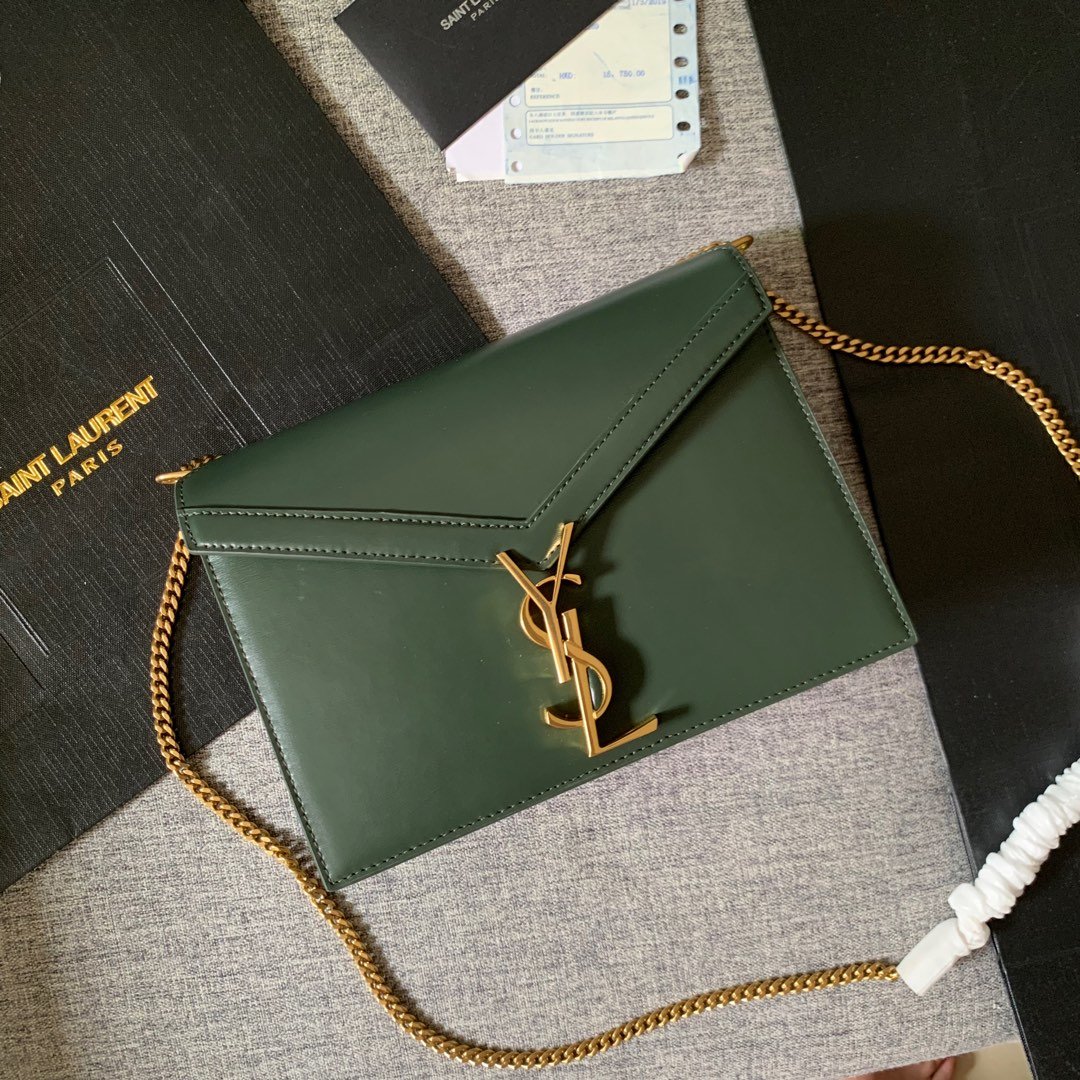 Y51 Calfskin chain bag Green