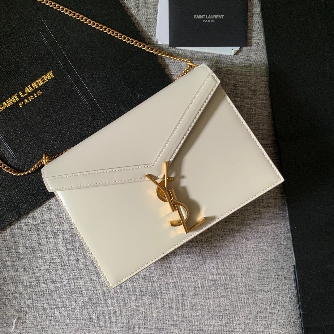 Y51 Calfskin chain bag White