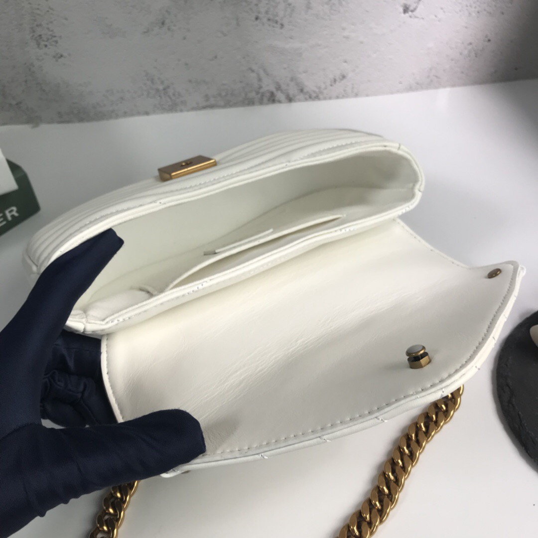 LV New Wave Calfskin Medium handbag white