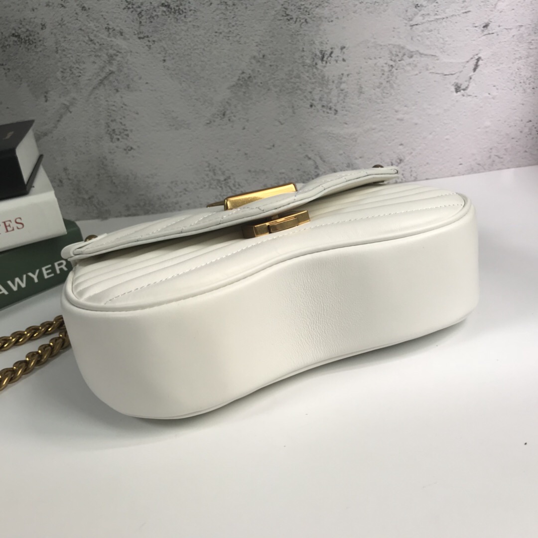 LV New Wave Calfskin Medium handbag white