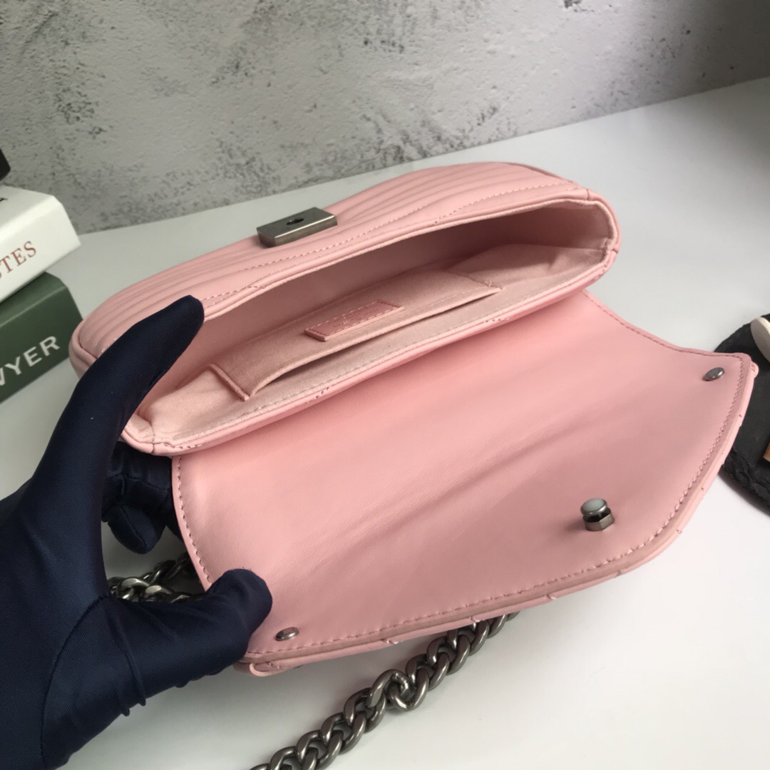 LV New Wave Calfskin Medium handbag Pink