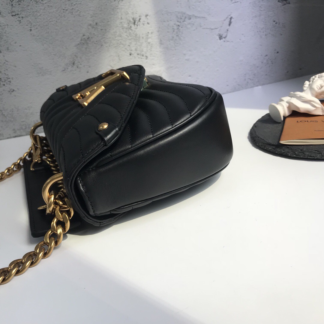 LV New Wave Calfskin Medium handbag Black
