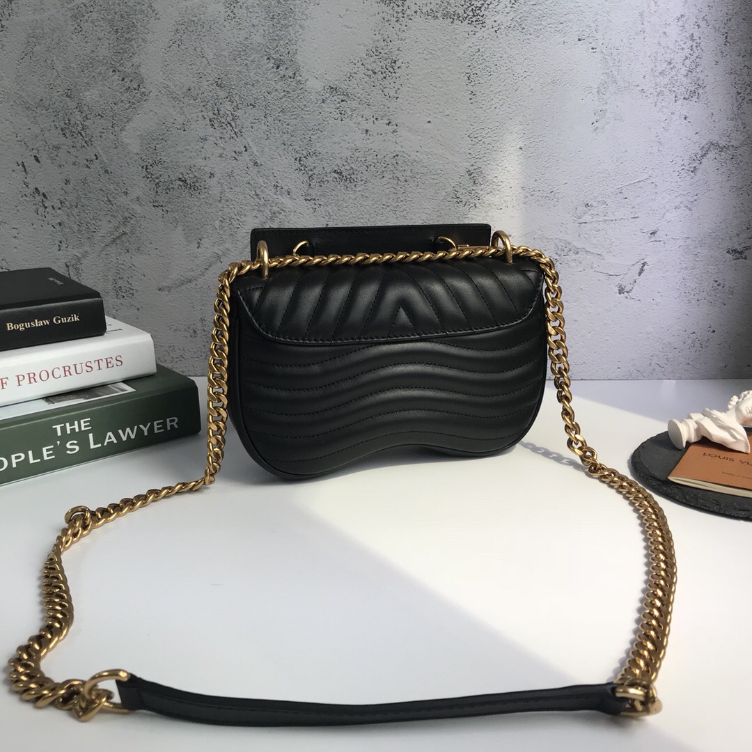 LV New Wave Calfskin Medium handbag Black