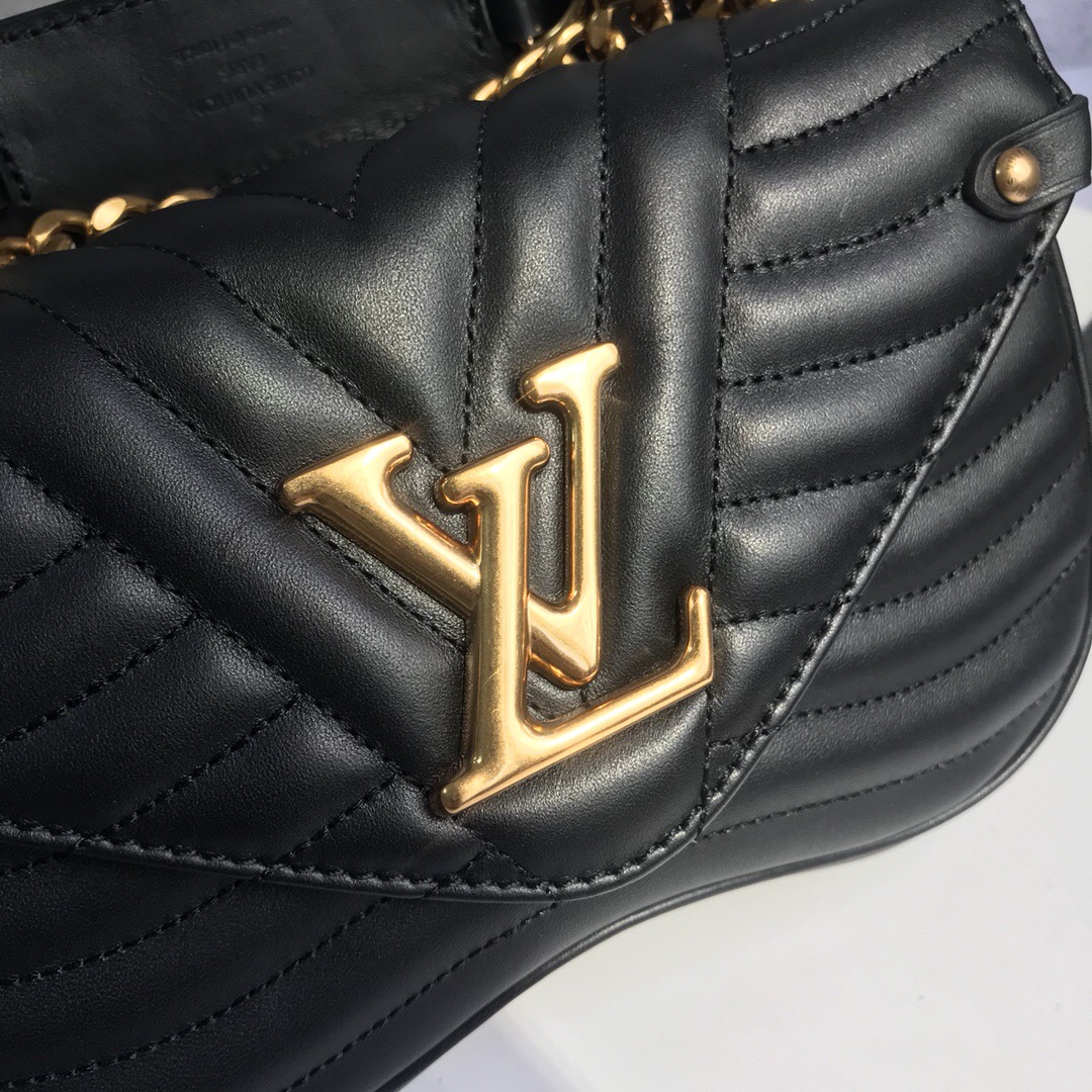 LV New Wave Calfskin Medium handbag Black