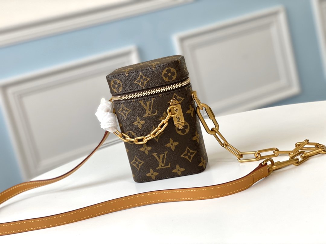 LV Mini chain bucket bag Monogram