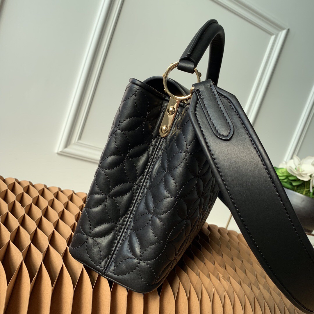 LV Capucines Monogram handbag 27CM Black
