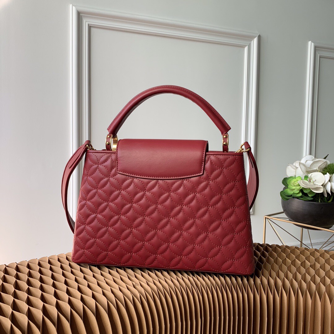 LV Capucines Monogram handbag 31CM Red