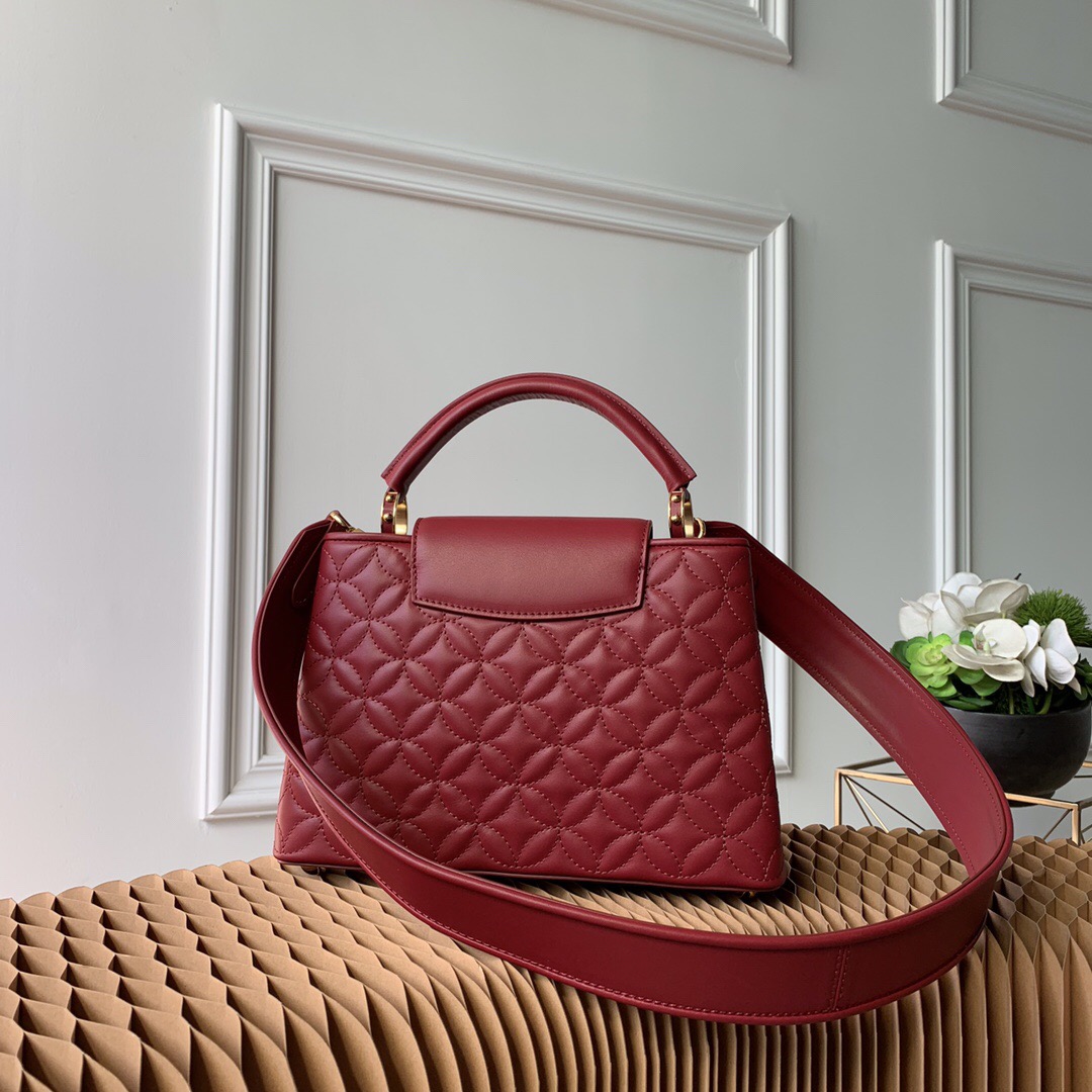 LV Capucines Monogram handbag 27CM Red
