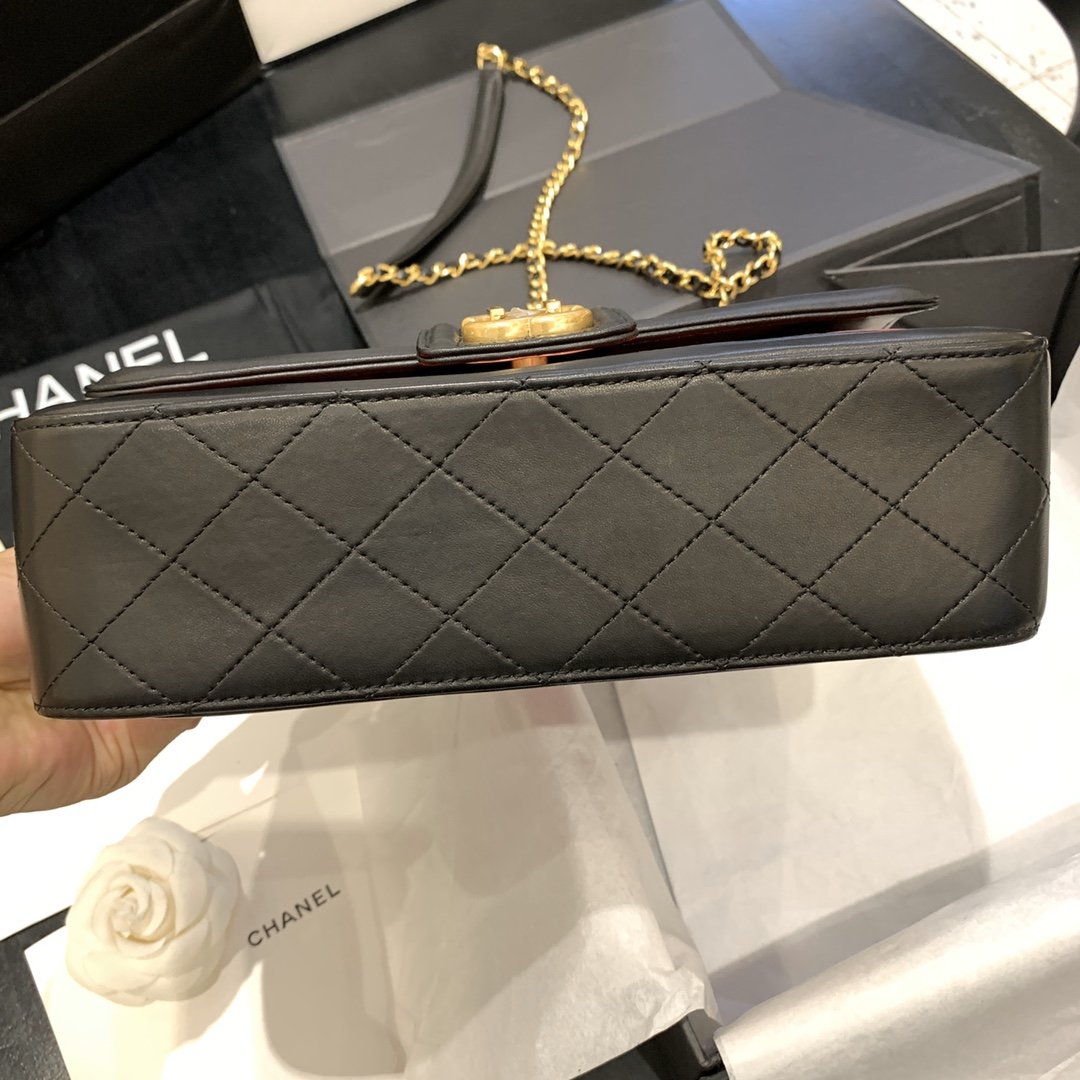 Ch**el bag 25cm Lambskin 91365