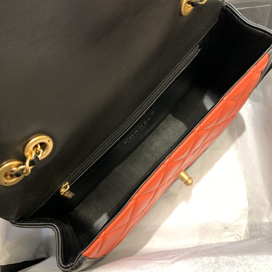 Ch**el bag 25cm Lambskin 91365