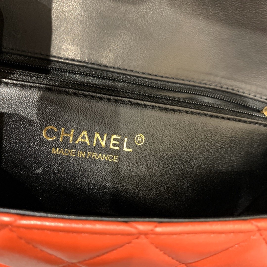 Ch**el bag 25cm Lambskin 91365