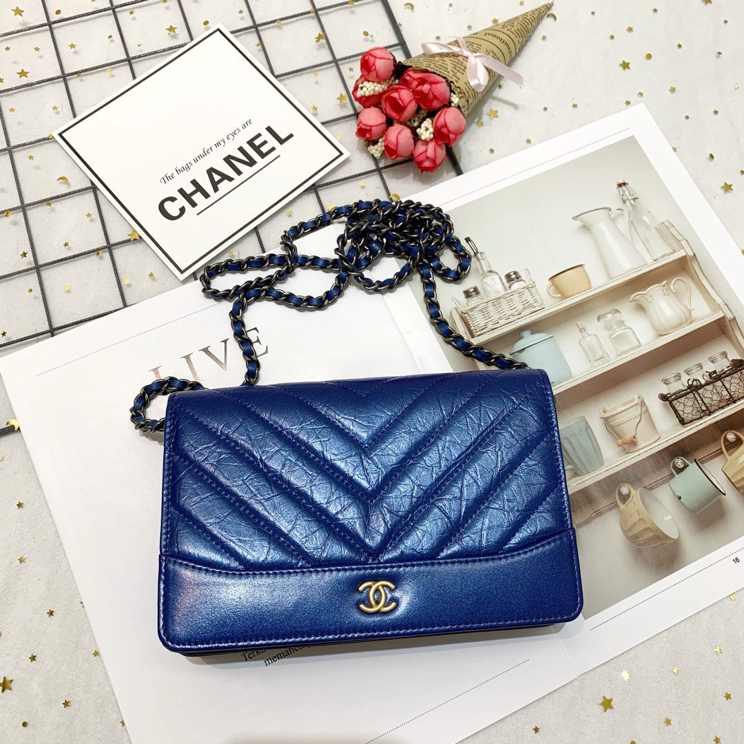 Ch**el Calfskin Gabrielle Woc bag