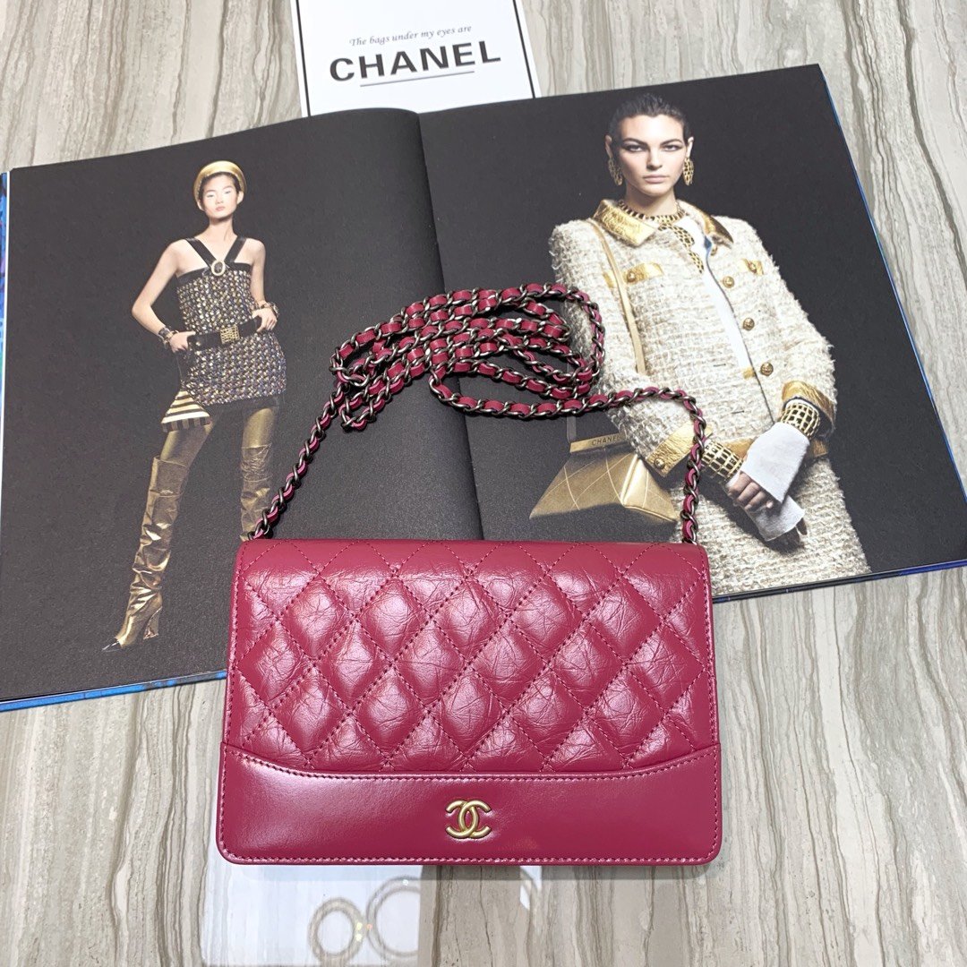 Ch**el Calfskin Gabrielle Woc bag 04