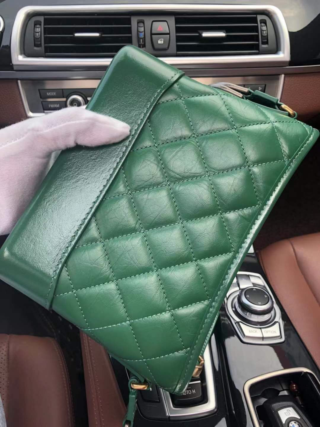 Ch**el Gabrielle bag 20cm green