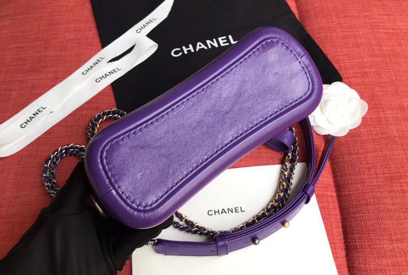 Ch**el Gabrielle bag 20cm purple