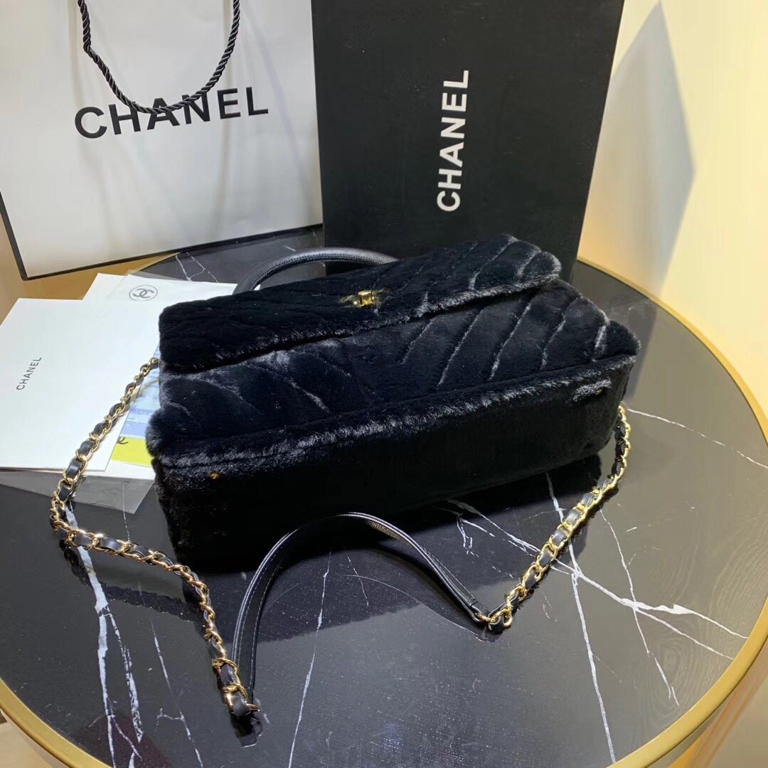 Ch**el bag 28cm Black