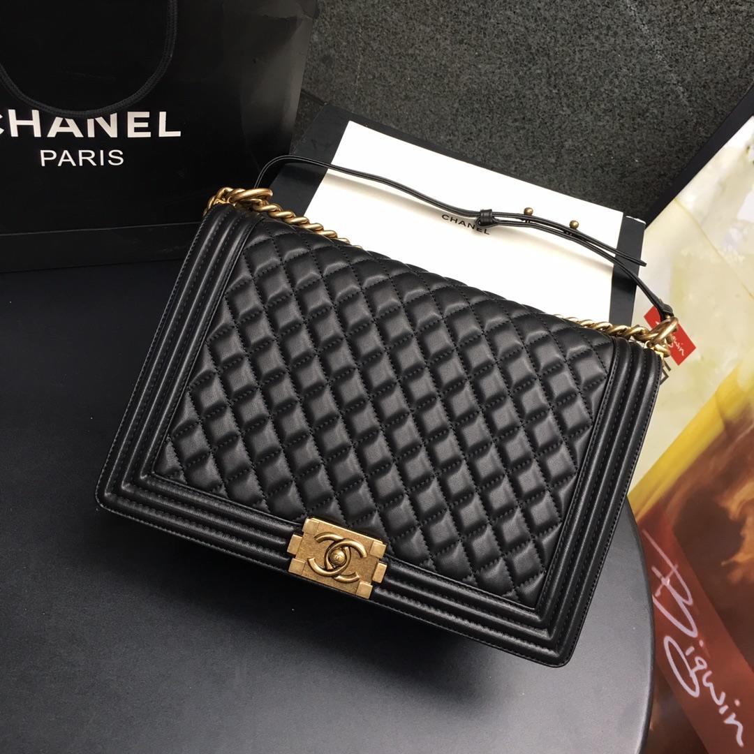Ch**el Leboy Lambskin 30cm gold hardware