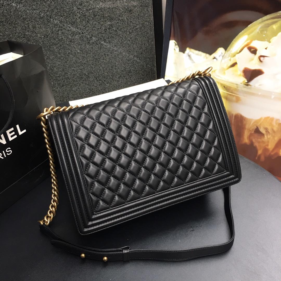 Ch**el Leboy Lambskin 30cm gold hardware