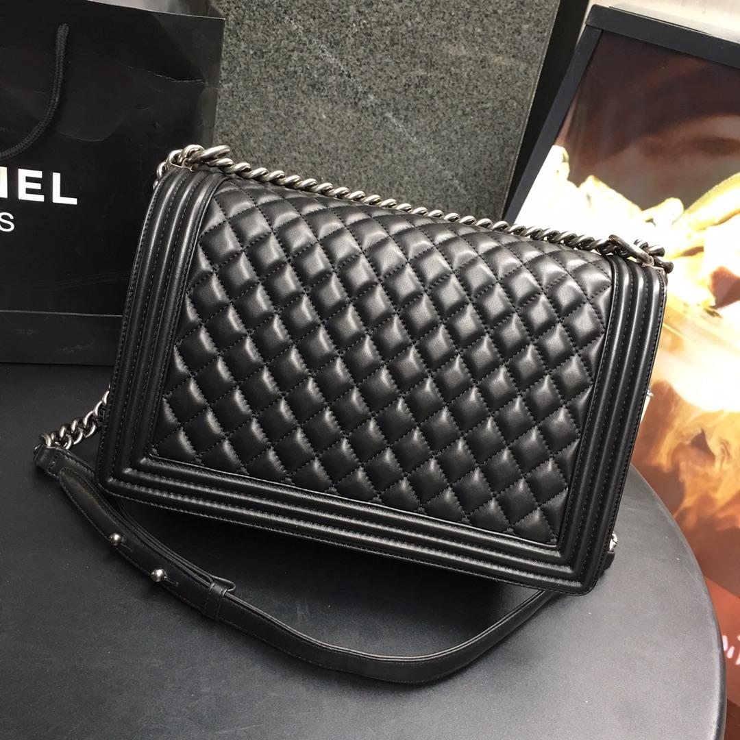 Ch**el Leboy Lambskin 30cm silver hardware