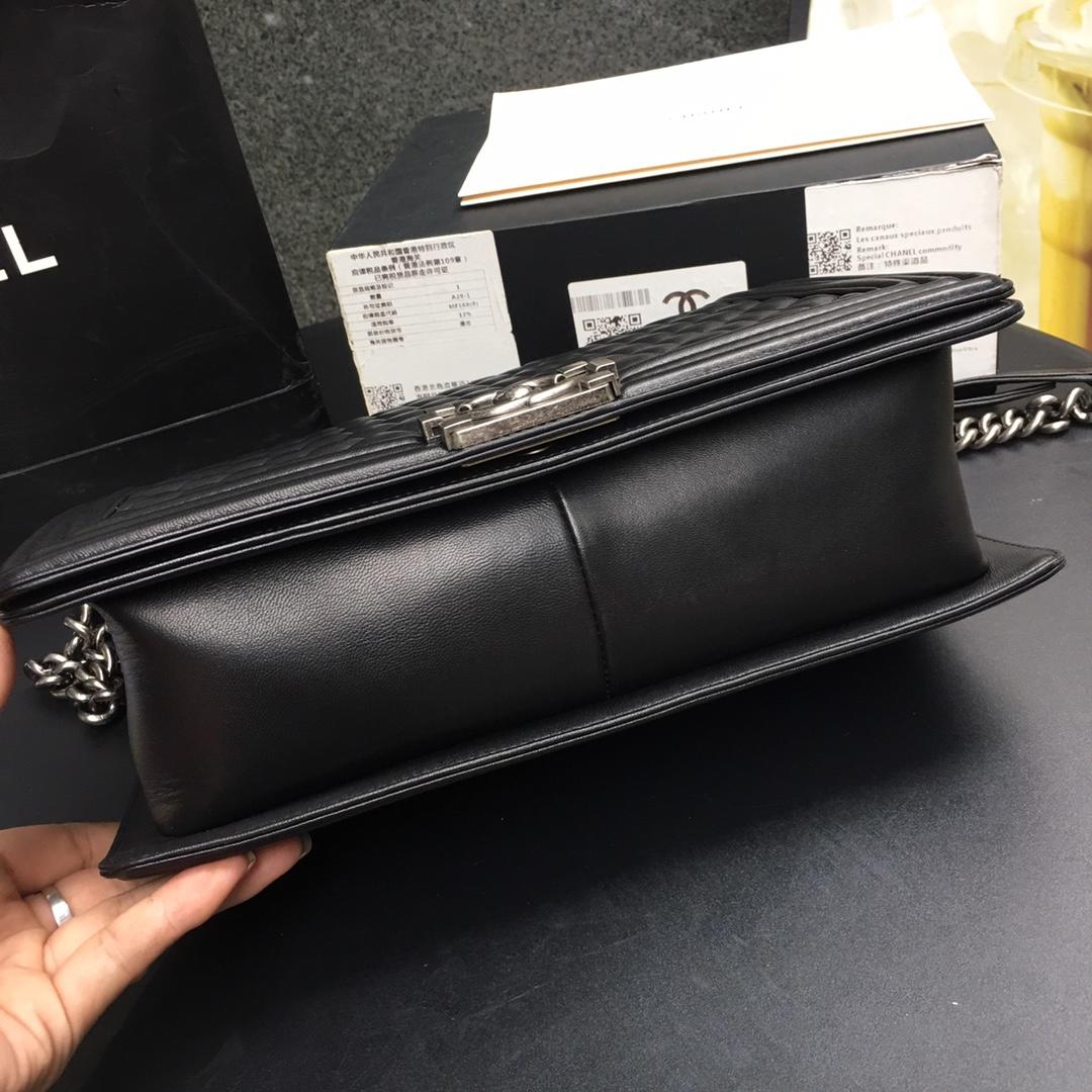 Ch**el Leboy Lambskin 30cm silver hardware