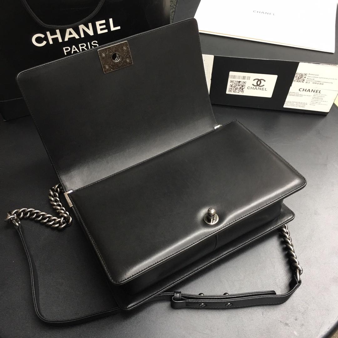 Ch**el Leboy Lambskin 28cm silver hardware