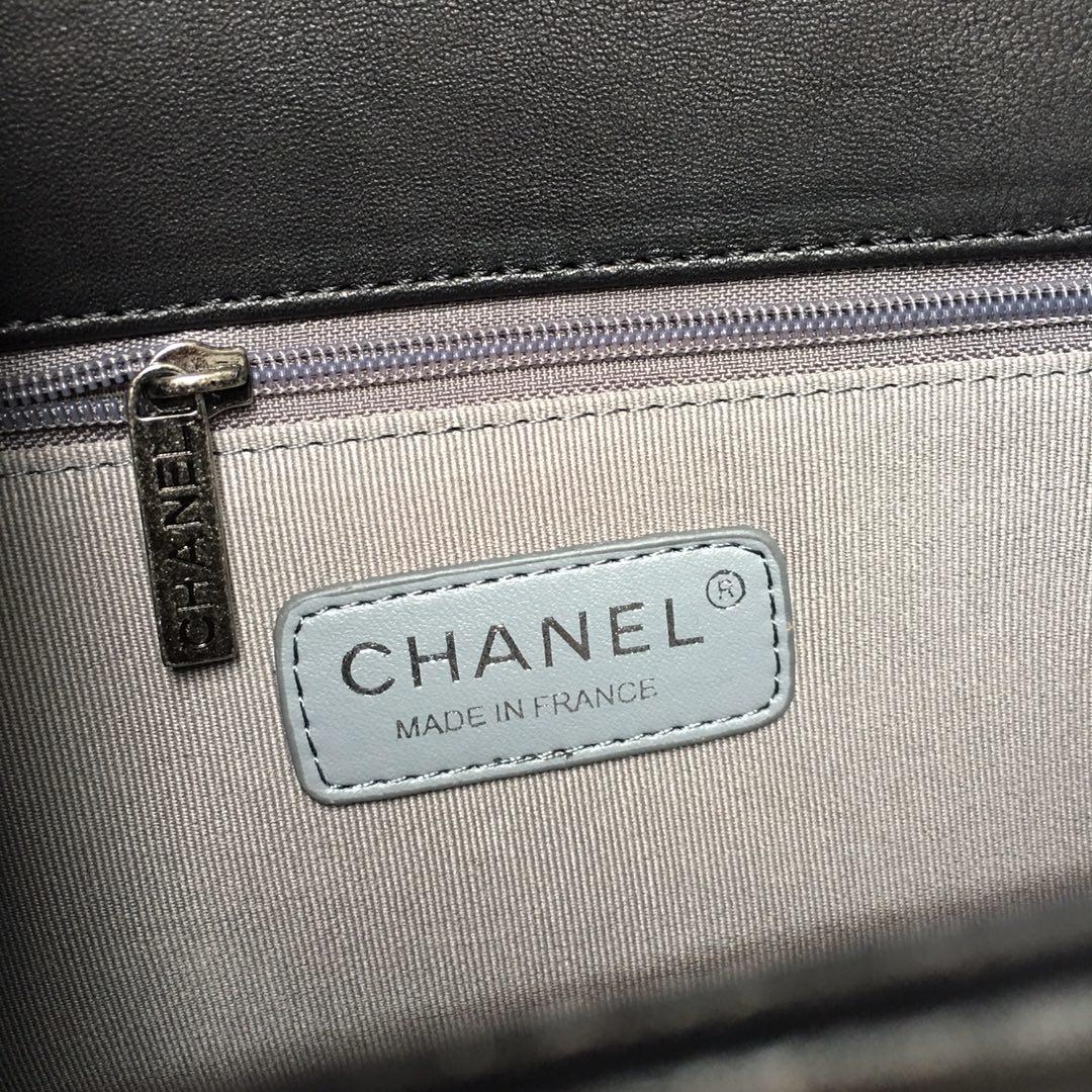 Ch**el Leboy Lambskin 28cm silver hardware