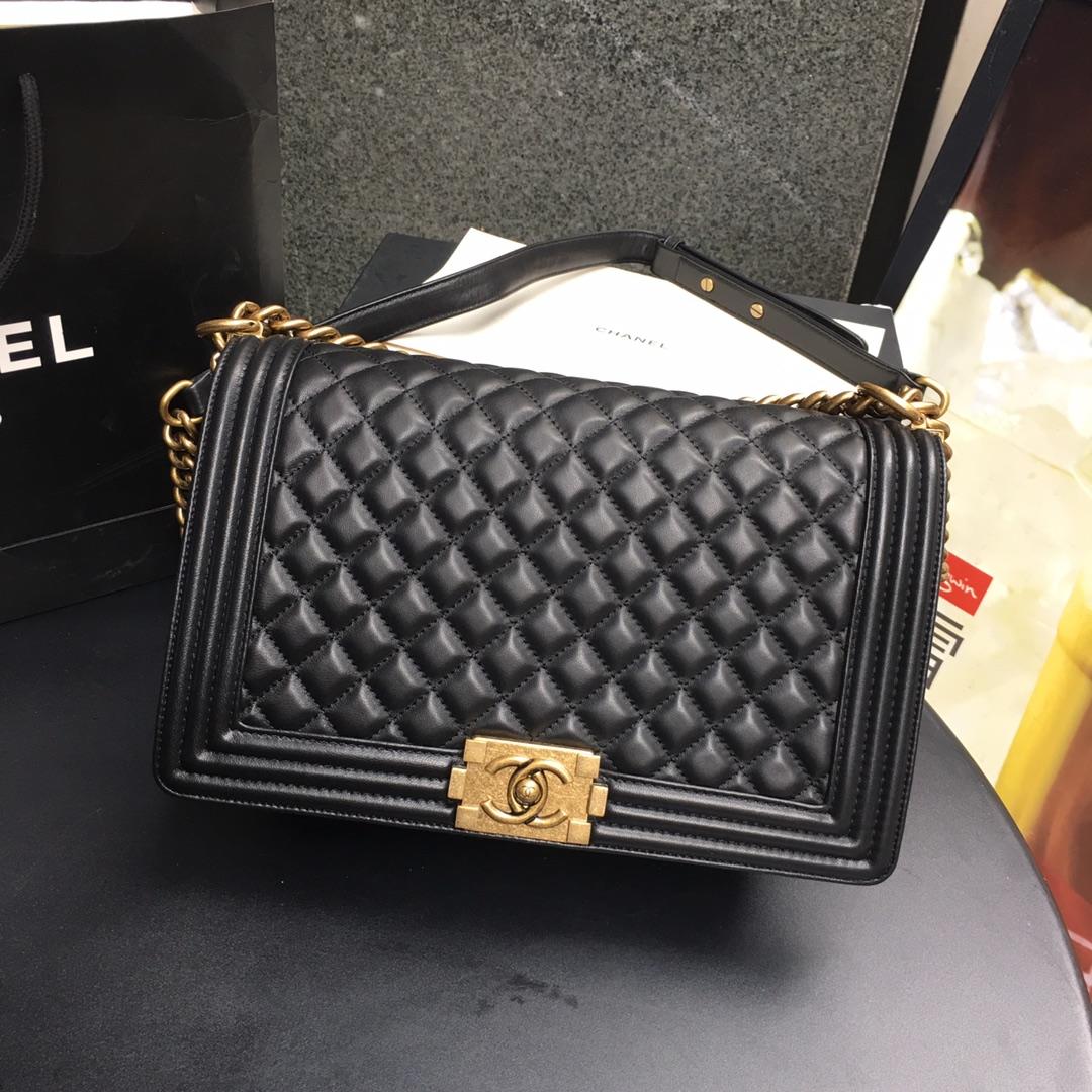 Ch**el Leboy Lambskin 28cm Gold hardware