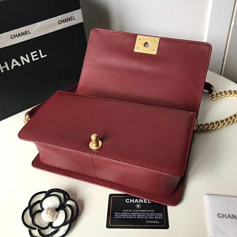 Ch**el Leboy Caviar 25cm Wine Red