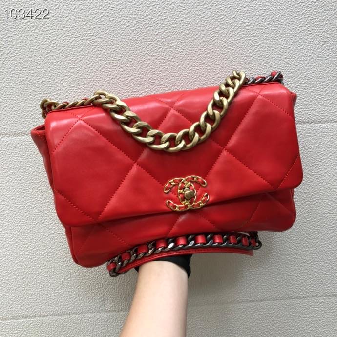 Ch**el AS1161 Handbag 30cm Red
